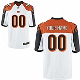 Men Nike Cincinnati Bengals Customized White Team Color Stitched NFL Game Jersey,baseball caps,new era cap wholesale,wholesale hats